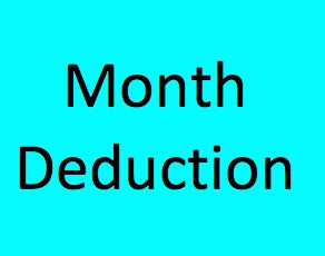 Monthly Payroll Deduction Limited Day Permit - 3 Day